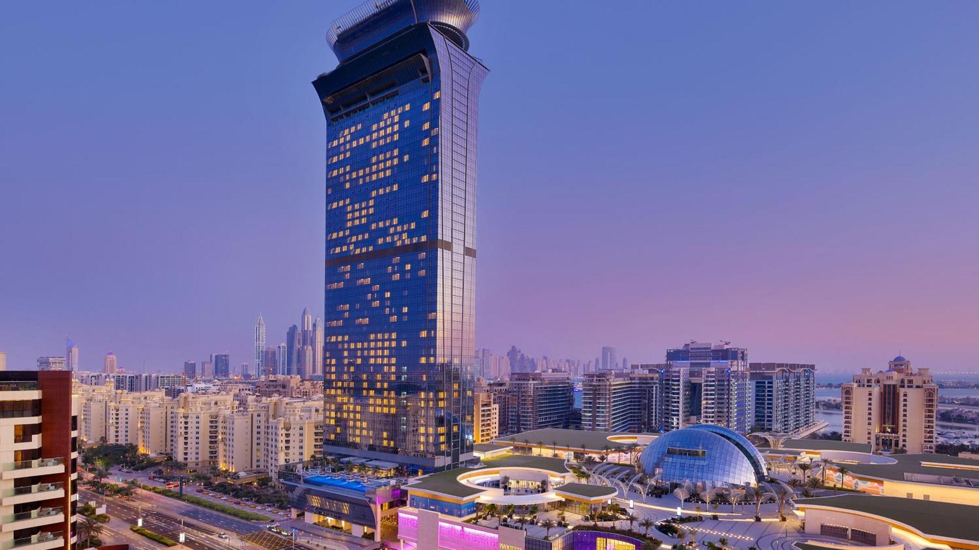 The Palm Tower, Nakheel Mall, Palm Jumeirah Dubai Eksteriør billede